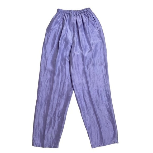 Stewart Sport Outfit Set Aqua and Lavender Silk 4 Piece Size XS Vintage 80s - Picture 15 of 15